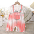 Kids' summer short-sleeve romper, newborn bodysuit, infant cotton onesie, baby boy and girl playsuit