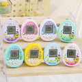 Mini virtual pet raising game console nostalgic feeding elf handheld electronic toy keychain pendant cross-border