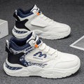 Men's fashion sneakers 2025 new winter high-top running shoes, trendy brand for teens, versatile height-increasing dad shoes