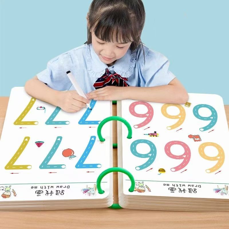 Early childhood pen control training workbook - erasable practice book for preschoolers (ages 3+), kindergarten, and pre-k - learn to trace and master penmanship
