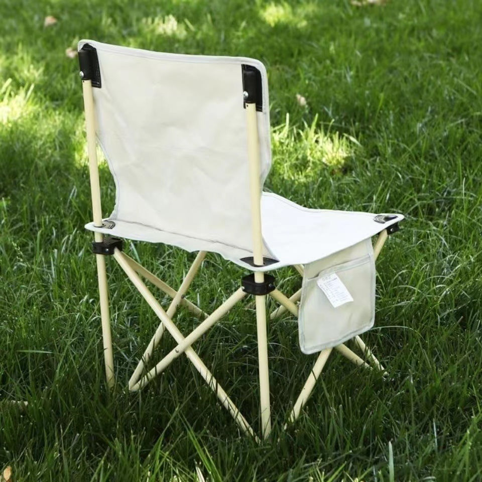 New Moon Chair Outdoor Portable High Back Chair Camping Fishing Folding Chair Household High Value Sketching Chair