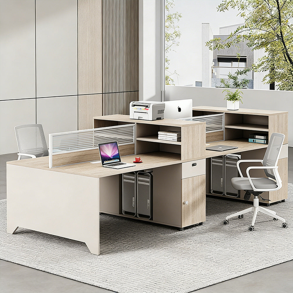 Saint li staff desk and chair combination casual desk booth office computer desk modern screen combination