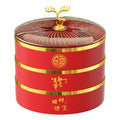 High-style dried fruit platter, perfect for housewarmings, weddings, chinese new year, and everyday use. ideal for home living rooms, this dried fruit storage box also works great as a snack and candy container