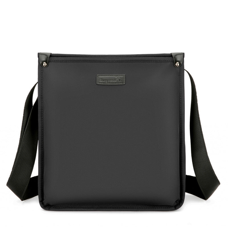 New men's fashion trend casual waterproof bag large capacity high value business trip shoulder bag messenger bag