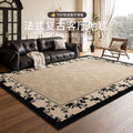 Custom french vintage rug for living room - easy-clean, wipeable coffee table mat, sound-proofing bedside pad, bedroom carpet, large area full coverage