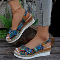 summer new arrival: cross-border women's eaby comfortable platform sandals, sizes 40-43, lightweight buckle strap peep-toe sandals - now available!