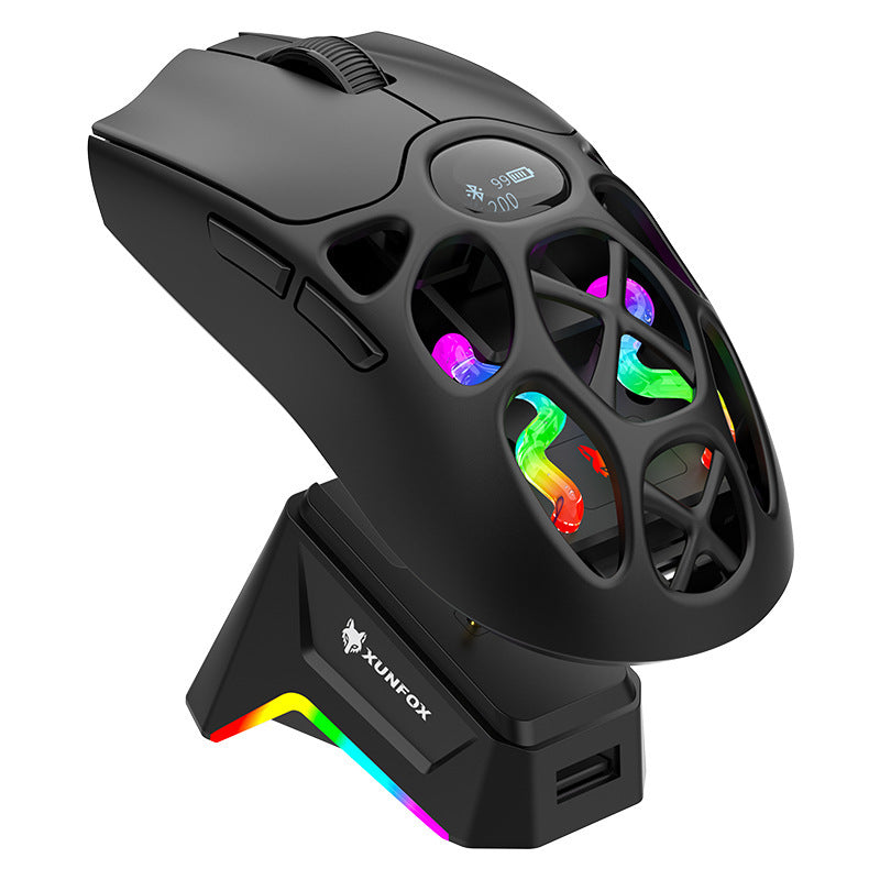 Xuan yin hu h16pro tri-mode gaming mouse - lightweight, esports-grade, bluetooth 2.4g, for laptops, office, and desktop use