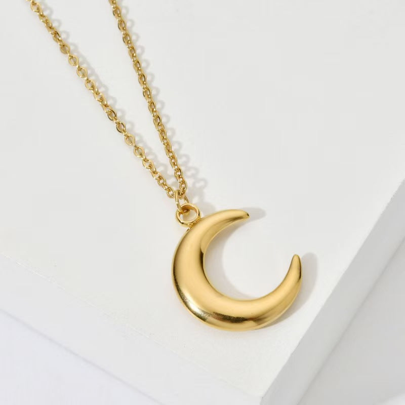 New arrival stainless steel necklace for women summernew arrival clavicle chain fashion stainless steel jewelry casual