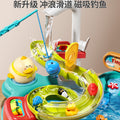 Kids' electric dishwasher - pretend play kitchen for boys and girls - fully automatic water play, educational fishing toy, water park fun!