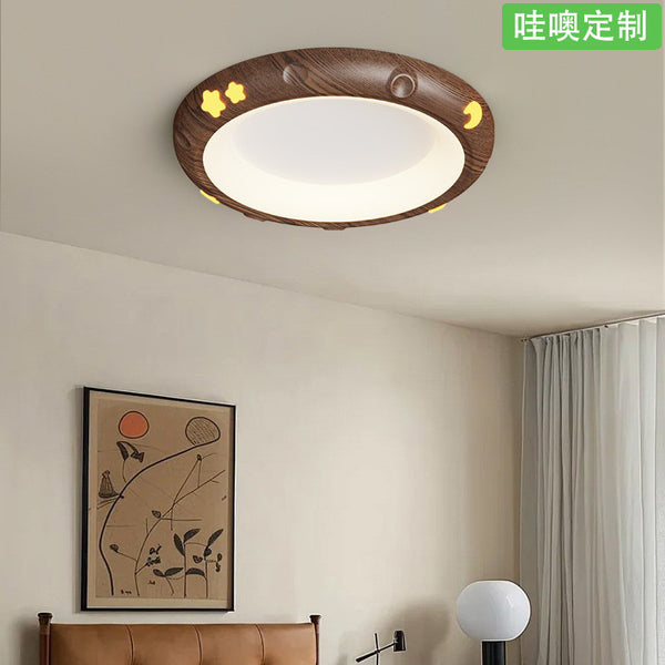 [Wow] Medieval ceiling lamp round creative modern simple restaurant full spectrum eye protection book room lamp