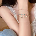 Exotic princess blue zirconia shell