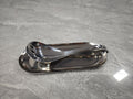 Silver oval plate + 304 rice spoon