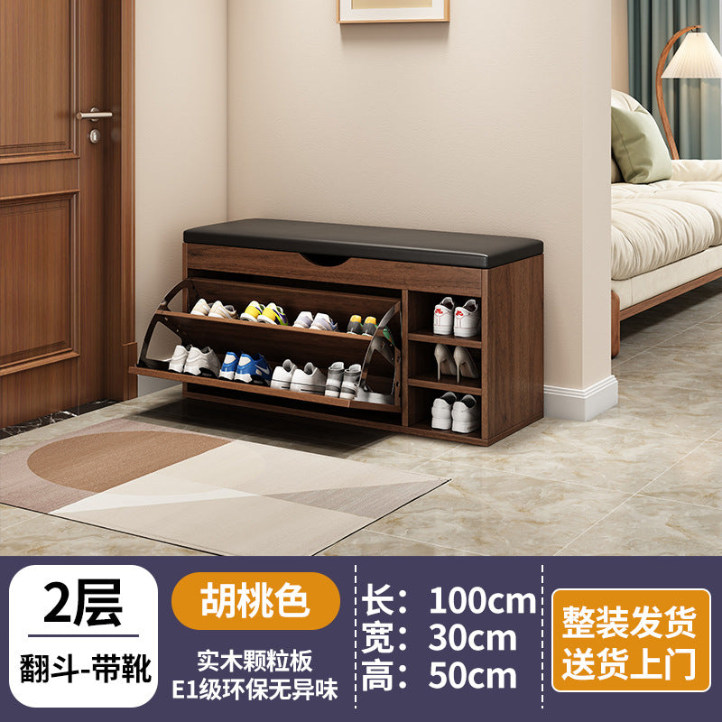 new arrival: bestselling flip-top shoe cabinet - home entryway shoe bench, shoe rack, and stool combo - all-in-one seating & space-saving storage
