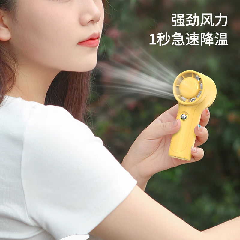new pocket fan, usb rechargeable home desktop small fan, portable outdoor handheld mini fan