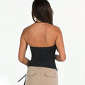 fashion cross-border women's clothing drawstring pleated slit slimming lookasymmetricaltube toptops beautiful suspenders