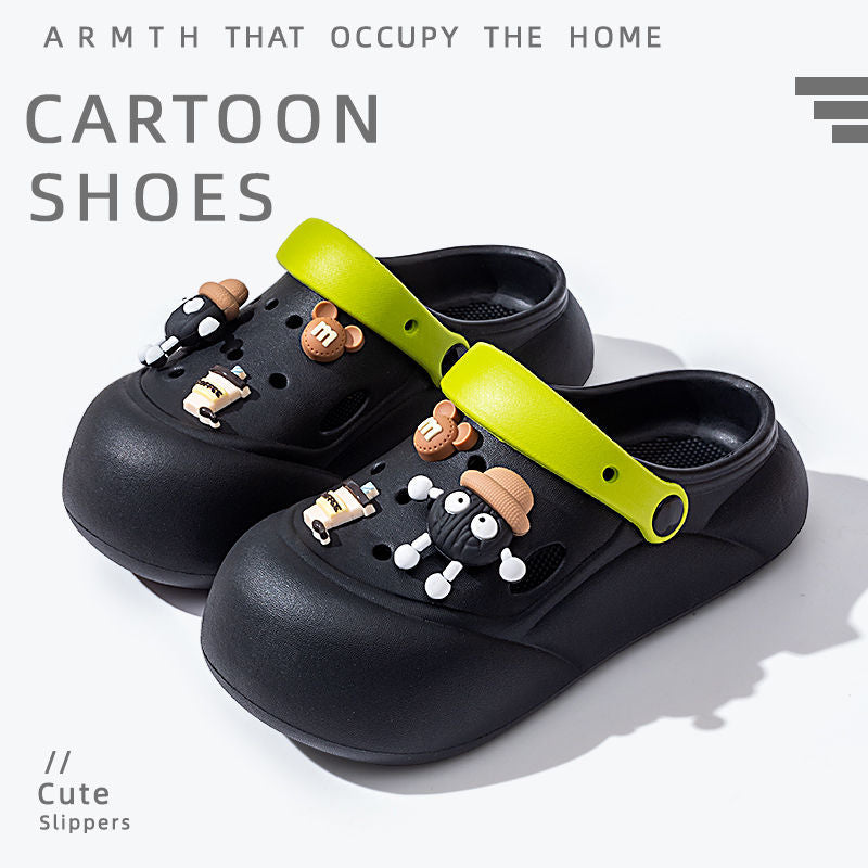 Women's high heel platform clogs - new anti-slip beach sandals & slippers for women - summer outdoor wear