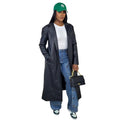 European and american style straight-leg jeans -  cross-border women's fashion streetwear button & patch high-waisted casual pants