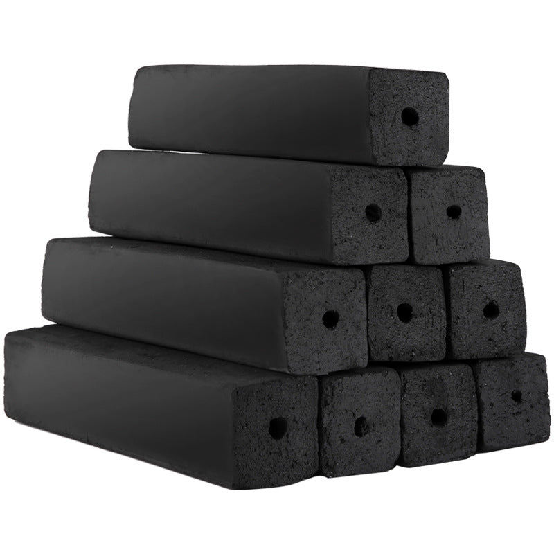 Bbq charcoal fruit charcoal machine bamboo charcoal block wholesale steel carbon indoor smokeless carbon fire heating special for home square
