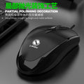Limai 301 upgraded wired mouse - perfect for gaming, office work, laptops, and business use - usb optical mouse
