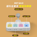 Colorful socket converter multi-function plug conversion for home with usb one to three multi-hole plug-in board
