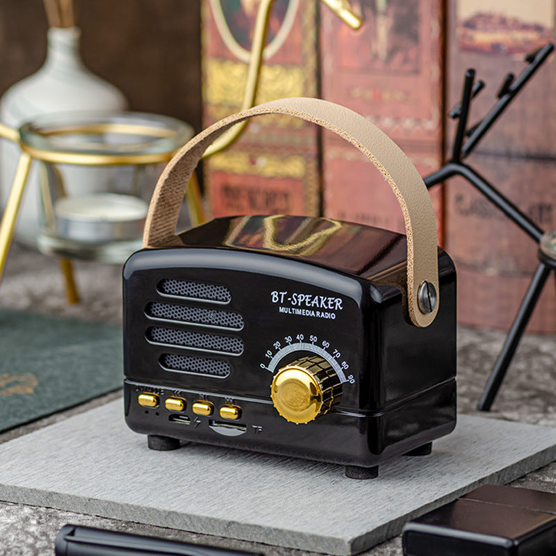 Wireless retro speaker outdoor portable bluetooth speaker little prince mini card radio ft-bt01plus