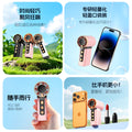 new arrival mini handheld small fan usb rechargeable digital display portable flap pocket pants turbine violent high speed fan