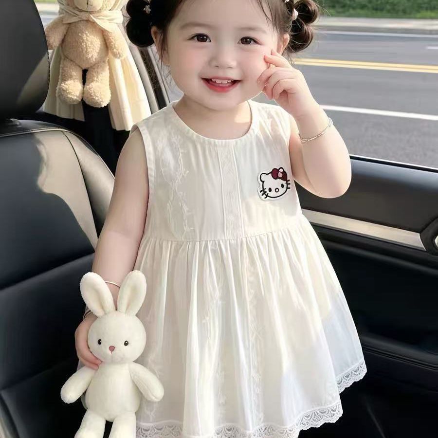 Summer baby skirt summer baby one-piece clothes baby thin super cute sweet princess bag butt clothes for small months