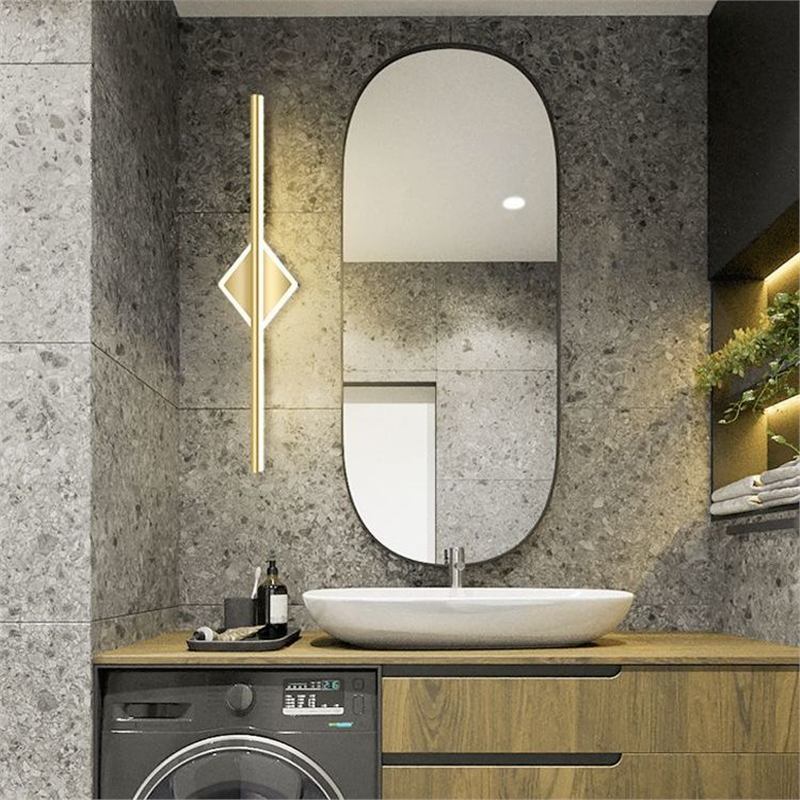 Bathroom toilet mirror front lamp modern light luxury dressing table fill light long style decorative wall lamp