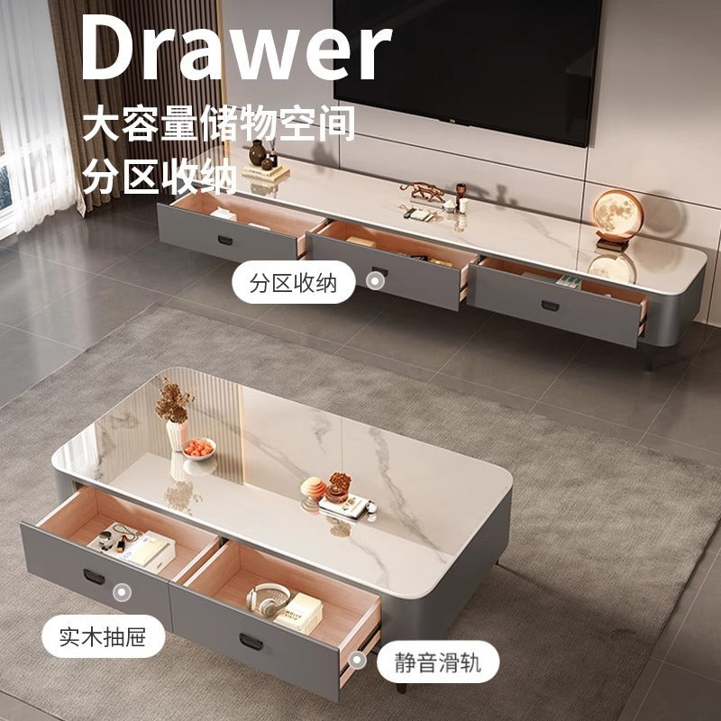 Accessible luxury solid wood coffee table small apartment living room for homecasual modern tea table new arrival small apartment office small table