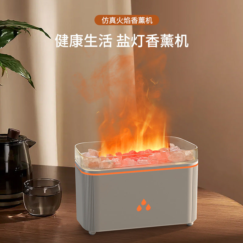 new arrival artificial flame aromatherapy machine usb home desktop bedroom silent atmosphere fragrance machine one piece dropshipping