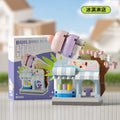 micro-particle building block mall department store chain street scene ornaments compatible with lego kids educational assembly toys