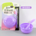 Zhiwei facial mask beauty tool two-in-one mask bowl suit mask stick plastic bowl facial makeup application factory