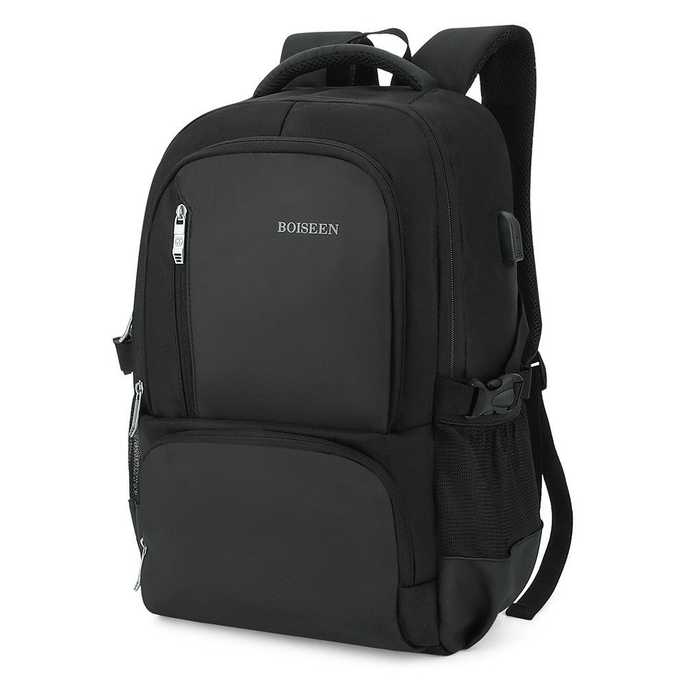 New men's business backpack Boiseen  multi-function USB interface outdoor travel men's backpack wholesale