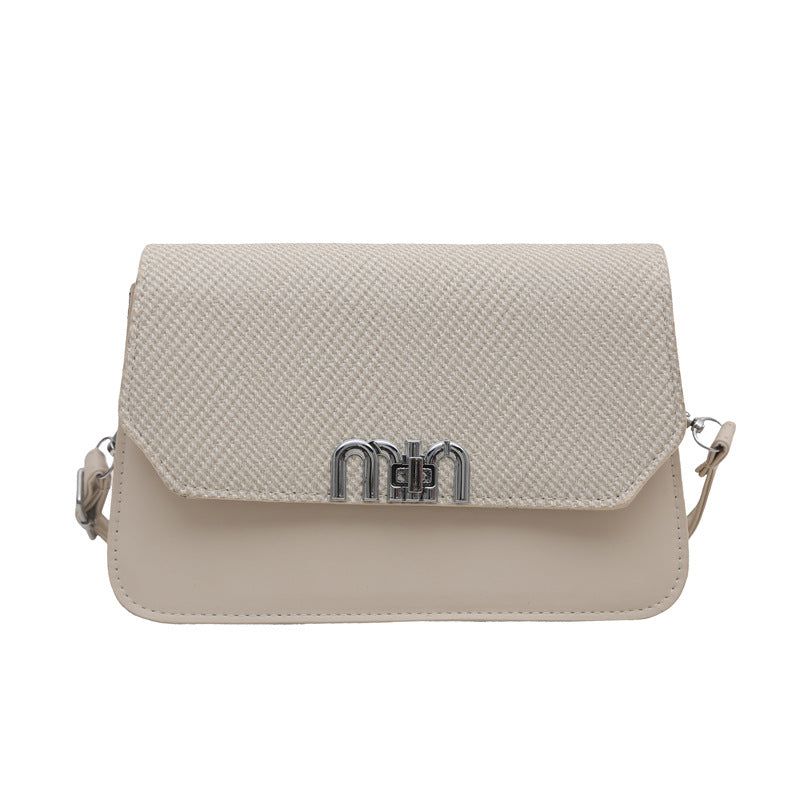 New fashion trend foreign style small square bag 2025 summer versatile popular simple high-end texture shoulder messenger bag