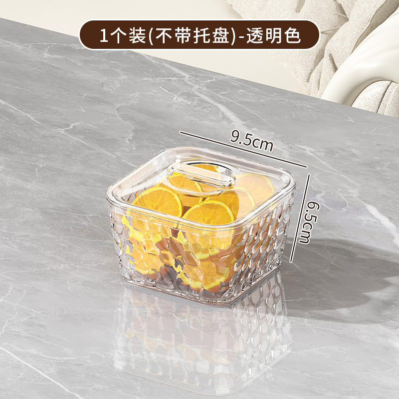 Cross-border household living room candy box nut snack classification snack box PET dried fruit box KTV grid candy fruit box