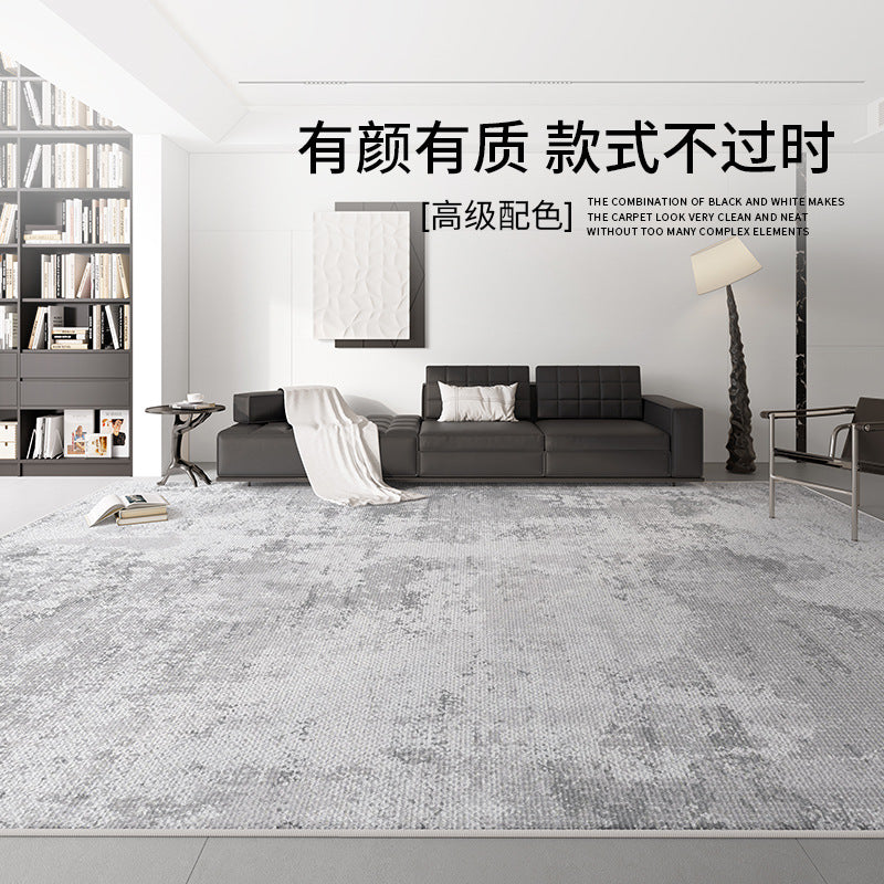 Carpet living room bedroom  new waterproof bedside no-wash and wipeable accessible luxuryclassy cream style coffee table floor mat