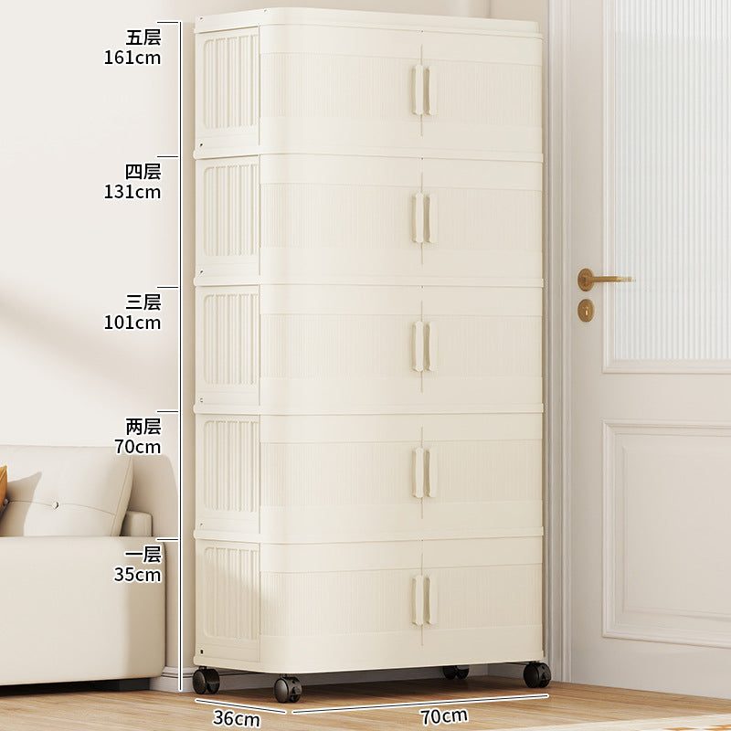 Installation-free shoe box Transparent shoe storage box Multifunctional large storage shoe cabinet Thickened multi-layer folding shoe rack