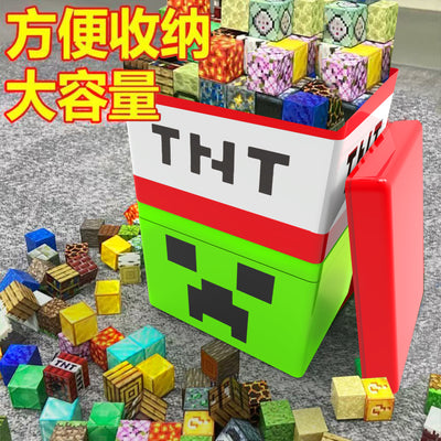 hot-selling magnetic building blocks - magnetic attraction series - kids' boy's assembly "my world of blocks" toy gift