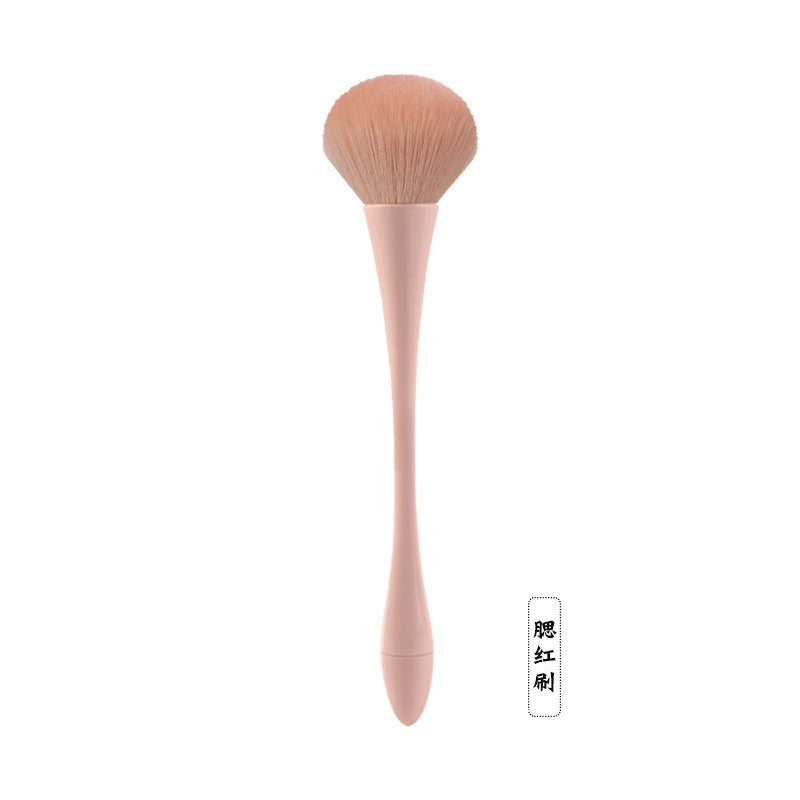 Single large small waist makeup brush beauty tool blush brush round head dust brush soft bristle loose powder brush makeup brush