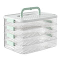 Dumpling box food grade frozen refrigerator storage box for home multi-layer crisper box kitchen wonton dumplings quick-frozen special