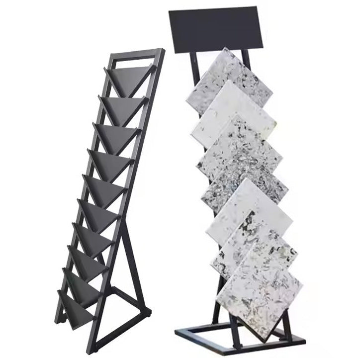 Source Factory Tile Display Rack Wood Floor Display Rack Vertical Stone Display Rack Wood Grain Brick Storage Rack