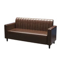 Brown 1.8m sofa