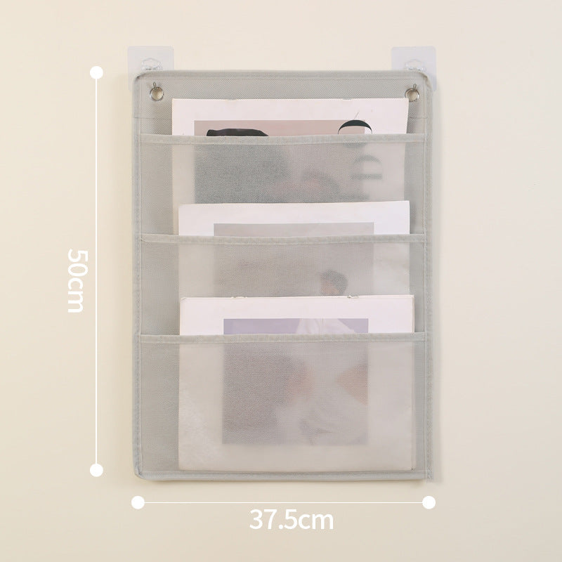 Office Stationery Magazine Storage Bag File Bag Classroom Student Books Hanging Book Bag Large Capacity Storage Hanging Bag