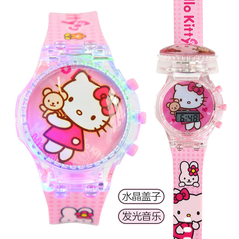 Educational toy unicorn kids watch - musical, light-up, rotating electronic watch for boys and girls, ages 3-9