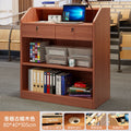 Double drawer with lock | ancient sandalwood color 80*40*105