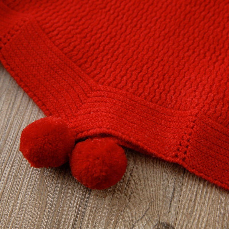 Girls' christmas sweater and skirt set - two-piece puffy skirt outfit - new autumn/winter korean style baby girl set