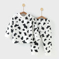 Wholesale autumn/winter baby thermal underwear sets for boys and girls, pure cotton newborn infant home wear - dropshipping available