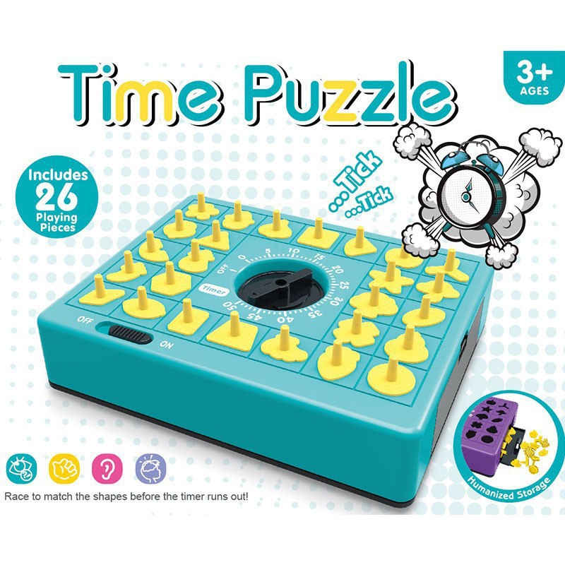 Amazon kids' time matching puzzle game - early education, educational, parent-child interactive tabletop toy - cross-border hot seller