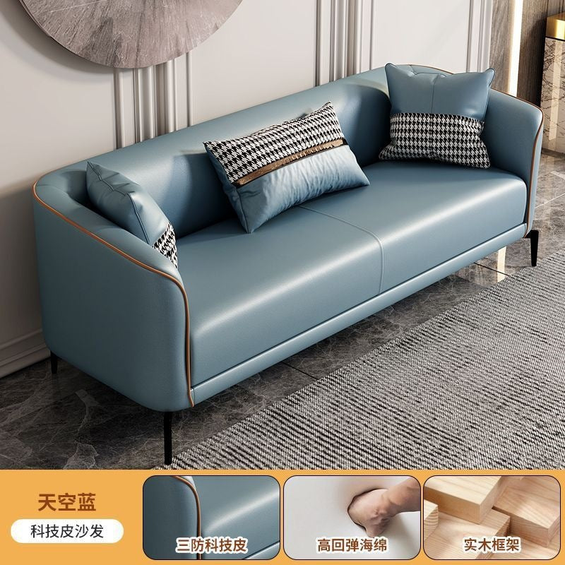 Sofa small apartment rental living room casual modern apartment durable double small sofa three-seater bedroom room