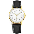 Factory direct luminous women's watch - minimalist digital leather strap quartz wristwatch - unisex casual watch for her